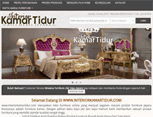 Tablet Screenshot of interiorkamartidur.com